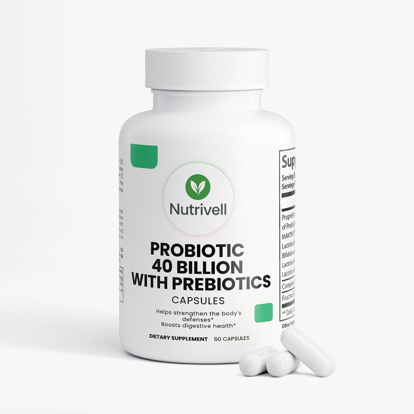 Probiotic 40 Billion with Prebiotics